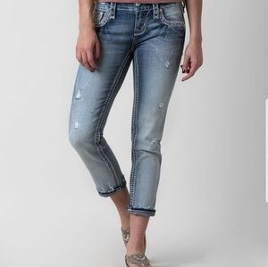 Rock Revival Jeans Betty Skinny Crop Size 28